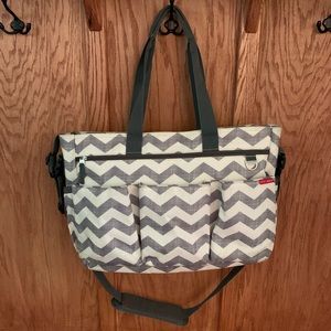 SkipHop diaper Tote for Double Strollers